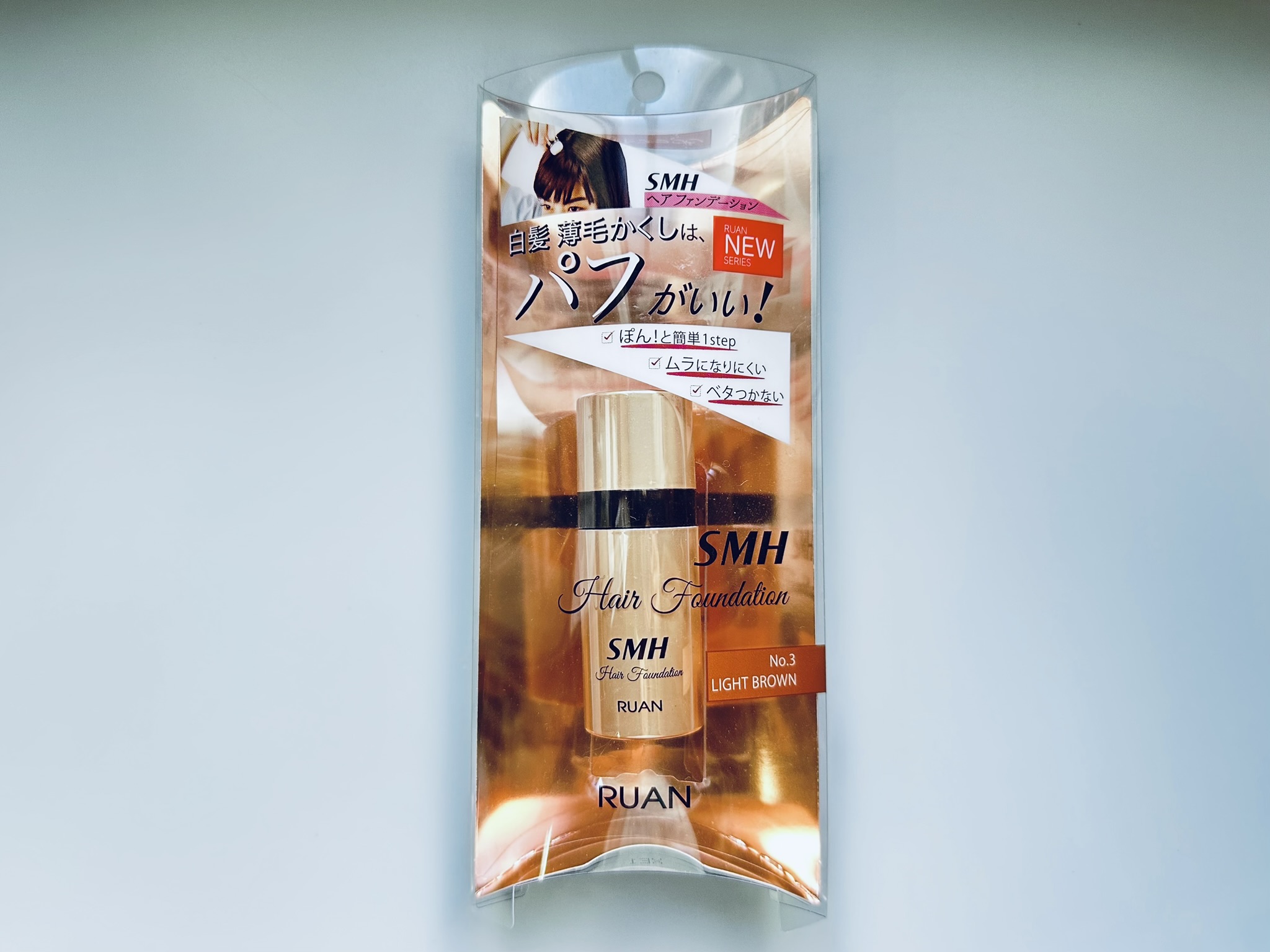 スーパーミリオンヘアー SMH ヘアファンデーション ダークブラウン 4個